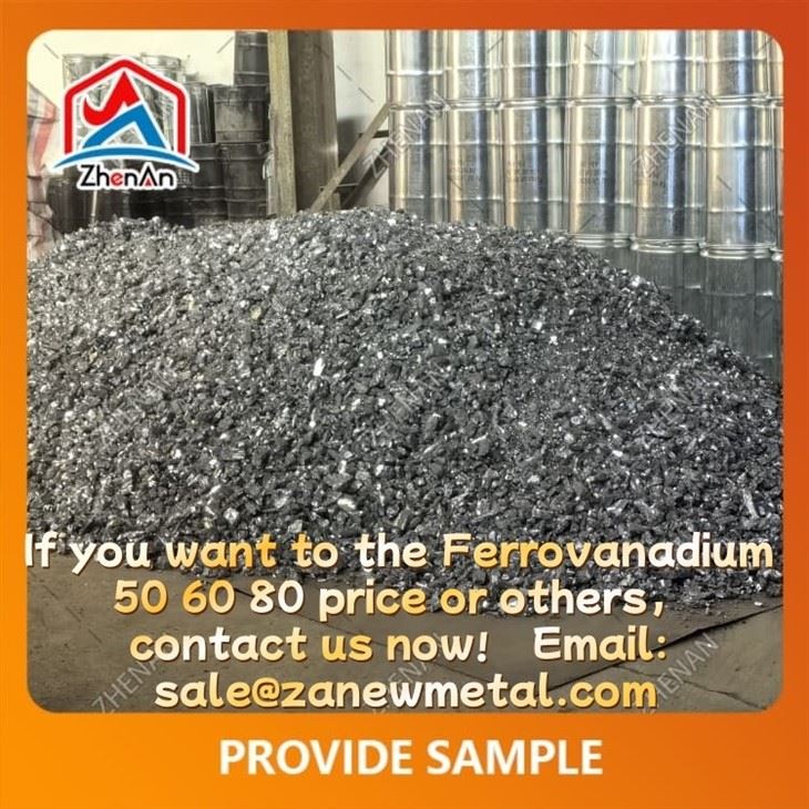 10-50 mm 80% Ferrovanadium Lumps best